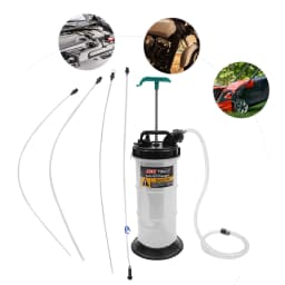 5.3L Oil And Liquid Manual Vacuum Pump With 4 Hoses Durable Pp Material For Automobiles, Motorcycles, Lawnmowers, Boats