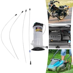 5.3L Oil And Liquid Manual Vacuum Pump With 4 Hoses Durable Pp Material For Automobiles, Motorcycles, Lawnmowers, Boats
