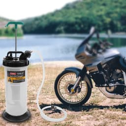 5.3L Oil And Liquid Manual Vacuum Pump With 4 Hoses Durable Pp Material For Automobiles, Motorcycles, Lawnmowers, Boats