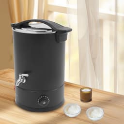 8/10/12/15L Wax Melting Furnace for Candle Making Repair Large Capacity Easy to Use Clean Candle Manufacturing 30-110℃ 1800W