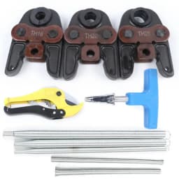 Tool Set with Press Tongs / Press Jaws Th16 Th20 Th26 with Bending Springs for Composite Pipe Systems