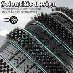 Cadenas Coche Nieve, 10 Cadenas de Nieve Universales Antideslizantes Emergencia para Automóviles