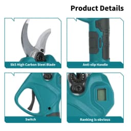 Electric Pruning Shears Professional Cordless Electric Pruning Battery Powered Tree Branch Pruner Electric Garden Scissors