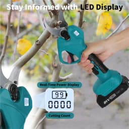 Electric Pruning Shears Professional Cordless Electric Pruning Battery Powered Tree Branch Pruner Electric Garden Scissors