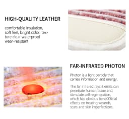 7 Color PEMF Photon Energy Mat Natural Gem Infrared Physiotherapy Blanket Pulse Magnetic Therapy Relieves Whole Body Pain