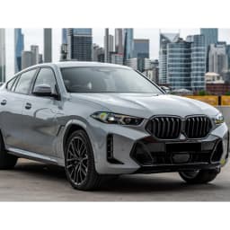 Replacement for BMW X6 G06 M60i LCI 2024-On Front Bumper Racing Grills Single Line Kidney Grille Glossy Black Auto Accessories
