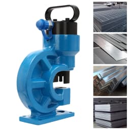 31Ton Hydraulic Punch Press 3.74" Throat Depth, Hydraulic Punching Tool Sets Industrial Hole Punch for 6mm Metal Plates