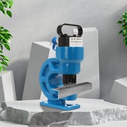 31Ton Hydraulic Punch Press 3.74" Throat Depth, Hydraulic Punching Tool Sets Industrial Hole Punch for 6mm Metal Plates