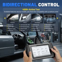 XTOOL IP819 Car Diagnostic Tools ECU Coding OBD2 Scanner VAG Guided Bidirectional Scanner 39+ Resets CAN FD DOIP FCA Protocols