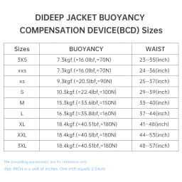 DIDEEP Jacket Type Scuba Diving Buoyancy Control Device BCD Equipment High-strength Nylon Professional Diving Safety Gear