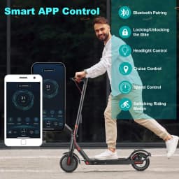 JUICEASE A1Tuya Electric Scooter Powerful Motor 36V 10.4Ah 35KM Long Range 8.5 Inch Foldable Smart APP Adult Commuter Portable Electric Scooter EScooter