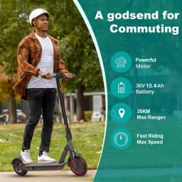 JUICEASE A1Tuya Electric Scooter Powerful Motor 36V 10.4Ah 35KM Long Range 8.5 Inch Foldable Smart APP Adult Commuter Portable Electric Scooter EScooter
