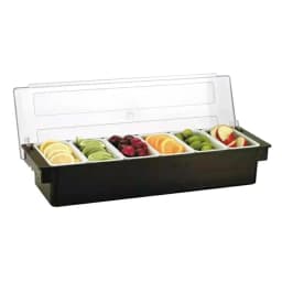 6 Grid X 200ML Spice Box Side Containers Ingredient Containers Stainless Steel Fruit Box Storage 6 Inserts Ingredient Box