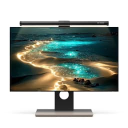 BW-CML2 Air Monitor Light Bar 300-1000Lux Eye Protection Touch Control USB Screen Display Hanging Lightbar for Computer