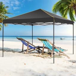 3x3m Folding Gazebo Waterproof Gazebo Party Tent With 4 Side Wall Pop Up Garden Awning Anti-UV For Outdoor Garden Courtyard Tent