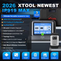 XTOOL IP919 MAX ECU Programmer J2534 Programming Car Diagnostic Tools 51 Resets Automotive Scanner Intelligent Topology FCA DOIP