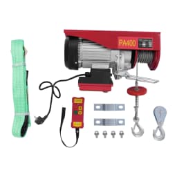 400kg Electric Hoist Lifting Crane Wireless Remote Control Cable Hoist Winch with Double Rope