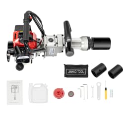 32cc Gas Powered T-Post Driver 2 Stroke Pole Pounder Pile Driver Hammer Portable Good Heat Dissipation For Gardening, Road Fence