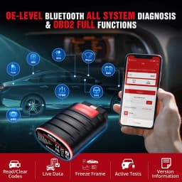 KINGBOLEN Ediag OBD 2 EOBD Scanner Offline Coding Active Test 15 Resets Auto Full System Car Diagnostic Tool with AutoAuth