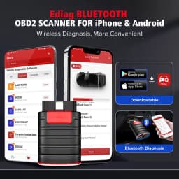 KINGBOLEN Ediag OBD 2 EOBD Scanner Offline Coding Active Test 15 Resets Auto Full System Car Diagnostic Tool with AutoAuth
