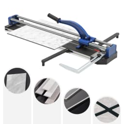 Manual Tile Cutter 800 Mm Damp Carriage Cut Manual Carriage Cut Maximum Cutting Thickness 15 Mm for Tiling and Renovation