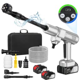 300W 35Bar Cordless High Pressure Washer Gun 2 Gear Brushless Electric Car Washer 6IN1 Irrigation Sprayer for Makita 18V Battery
