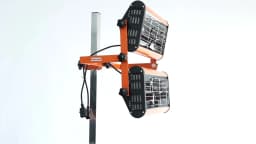 Glass Tungsten Infrared Paint Dryer, 2000W 2.62*1.97ft Baking Area Dryer, Paint Curing Equipment for Auto Body Wood Metal