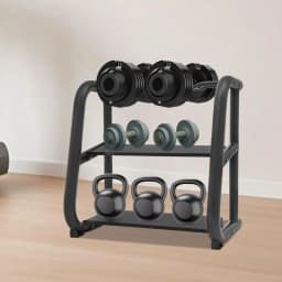 Home Gym Workout Equipment Storage Rack Weight Rack Multifunctional Storage Rack for Kettlebells Dumbbells Barbells