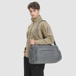 Kono Travel Bag hand luggage Set-2-Piece Weekend bag with Shoe Compartment & Cosmetic Bag bag Multi-chamber Design for Travel Sports