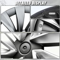 4PCS Wheel Cover 20 Inch for Tesla Model Y Juniper 2025 2026 HubCap Performance Replacement Helix 2.0 Full Rim Car Accessories