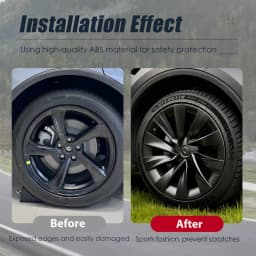 4PCS Wheel Cover 20 Inch for Tesla Model Y Juniper 2025 2026 HubCap Performance Replacement Helix 2.0 Full Rim Car Accessories