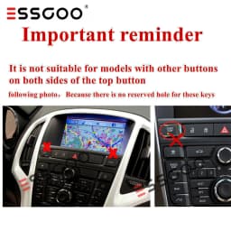 ESSGOO 9" Car Radio Android 14 For Opel Astra J 09-14 Buick Excelle Verano 10-15 Multimedia Player Navi GPS Carplay Android Auto