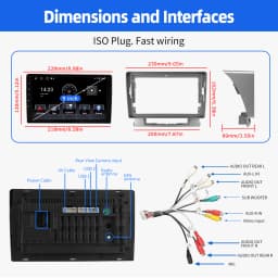 ESSGOO 9" Car Radio Android 14 For Opel Astra J 09-14 Buick Excelle Verano 10-15 Multimedia Player Navi GPS Carplay Android Auto