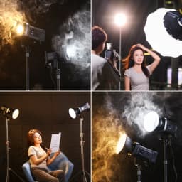 Ulanzi VL-200Bi 200W V-Mount COB Light Wireless APP Control 2700K-6500K Video Light for Skit Video Videography Photography