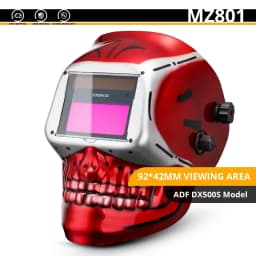 DEKO Skull Solar Auto Darkening Adjustable Range 4/9-13 MIG MMA Electric Welding Mask Helmet Welding Lens for Welding Machine