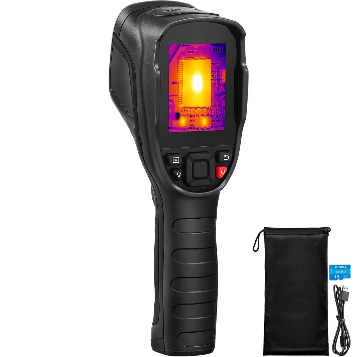 SucceBuy Thermal Imaging Camera 240x180/384 x 288IR High Resolution Professional Infrared Thermal Imager for Repair Pipeline Detection PCB