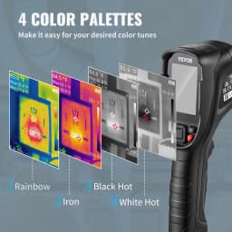SucceBuy Thermal Imaging Camera 240x180/384 x 288IR High Resolution Professional Infrared Thermal Imager for Repair Pipeline Detection PCB