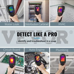 SucceBuy Thermal Imaging Camera 240x180/384 x 288IR High Resolution Professional Infrared Thermal Imager for Repair Pipeline Detection PCB