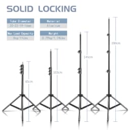 SH Brand 200CM Light Stand Tripod With 1/4 Screw Head For Photo Studio Video Flash Umbrellas Reflector Lighting Photography