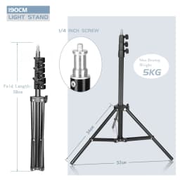 SH Brand 200CM Light Stand Tripod With 1/4 Screw Head For Photo Studio Video Flash Umbrellas Reflector Lighting Photography