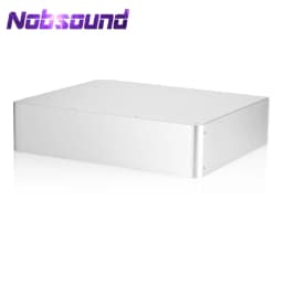 Nobsound Aluminum Housing for DIY Amplifier Amplifier Chassis Metal Case 380x320x90mm