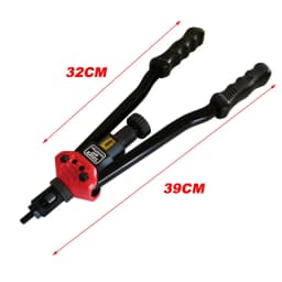 ALLSOME BT-607 Rivet Tool Kit Rivnut Setting Tool Nut Setter NutSert Hand Riveter Guns Mandrels M3 M4 M5 M6 M8 M10 M12 HT2778