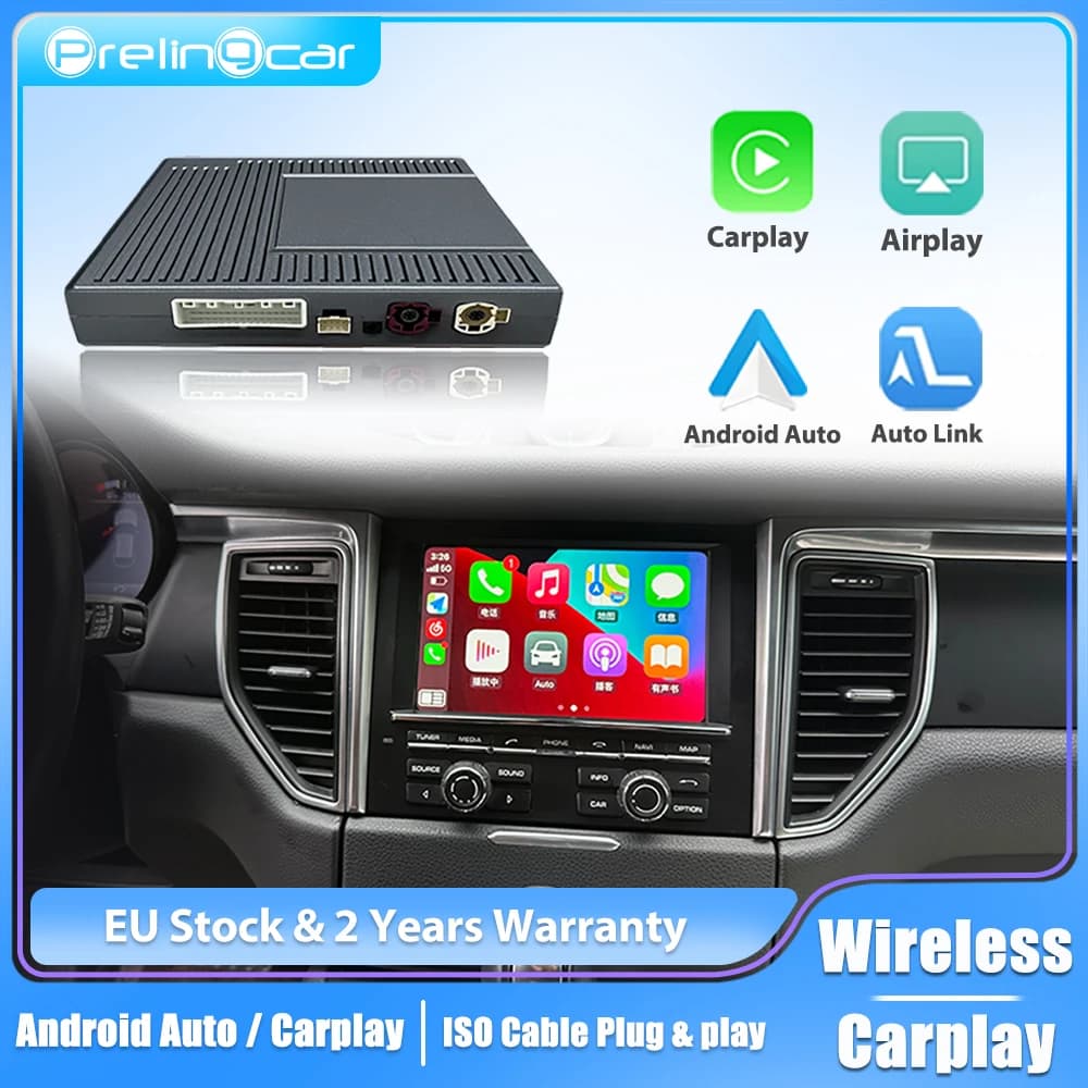 Wireless CarPlay For Porsche Macan 2017 year PCM 4.0 AirPlay Android Mirror Link CarPlay Function