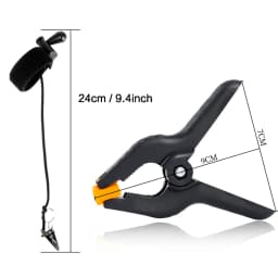 Backdrop Support System Kit With Green Cloth For Muslins Backdrops Telescopic Background Stand Adjustable With Carry Bag Clip