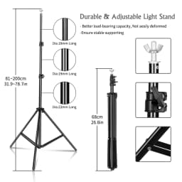Backdrop Support System Kit With Green Cloth For Muslins Backdrops Telescopic Background Stand Adjustable With Carry Bag Clip