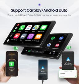 OSSURET CarPlay Android Car Radio For BMW 3 Series E46 M3 318 320 325 330 335 1998-2005 Car Multimedia GPS 2din autoradio 7862