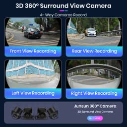 Junsun 8.8 inch Bluetooth Wireless CarPlay Android Auto Car Radio  For Audi Q5 Q5L 2009-2016 GPS Navigation 4G WiFi Multimedia Stereo