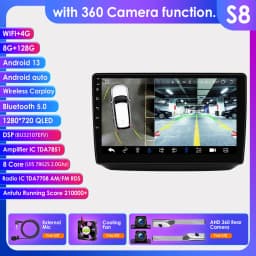 OSSURET CarPlay Android Car Radio For Skoda Fabia 2 2007-2014 Car Multimedia Player Navi GPS 2din 4G-LET autoradio RDS 7862