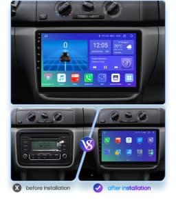 OSSURET CarPlay Android Car Radio For Skoda Fabia 2 2007-2014 Car Multimedia Player Navi GPS 2din 4G-LET autoradio RDS 7862