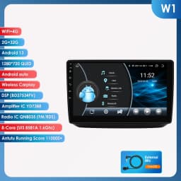 OSSURET CarPlay Android Car Radio For Skoda Fabia 2 2007-2014 Car Multimedia Player Navi GPS 2din 4G-LET autoradio RDS 7862